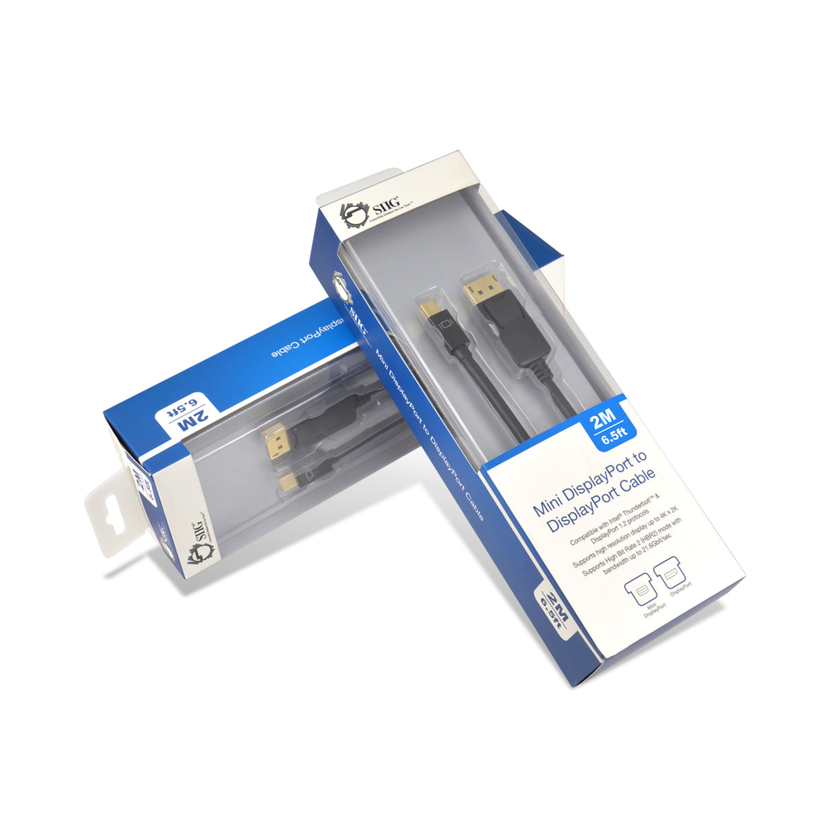 Mini DisplayPort to DisplayPort Cable - 2M