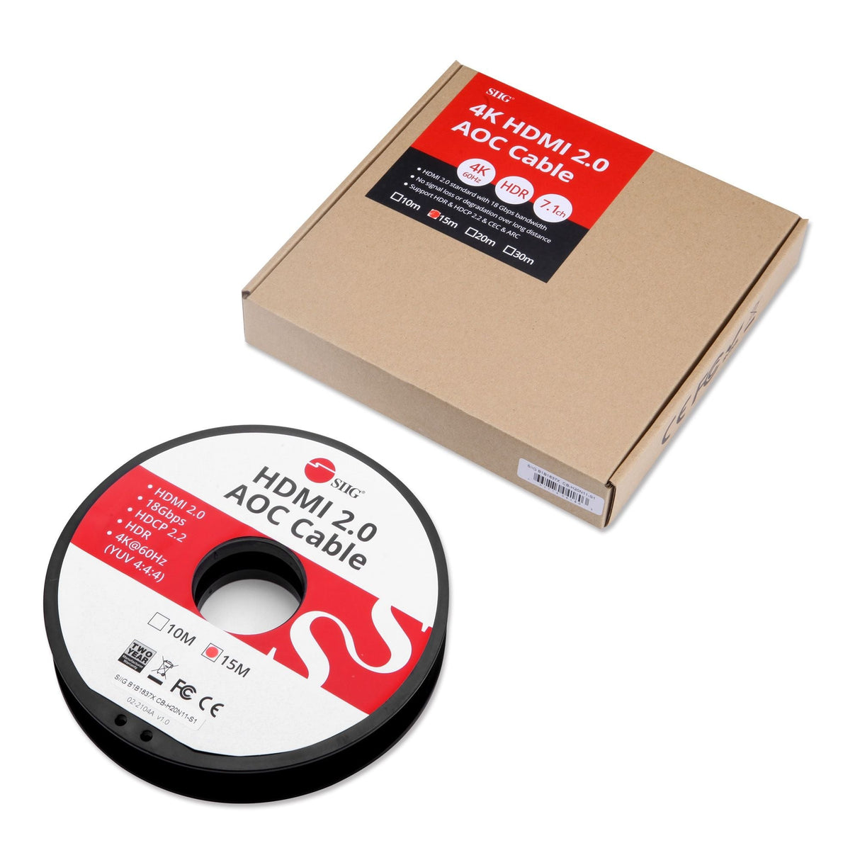 4K HDMI Fiber Optical Cable - 15m