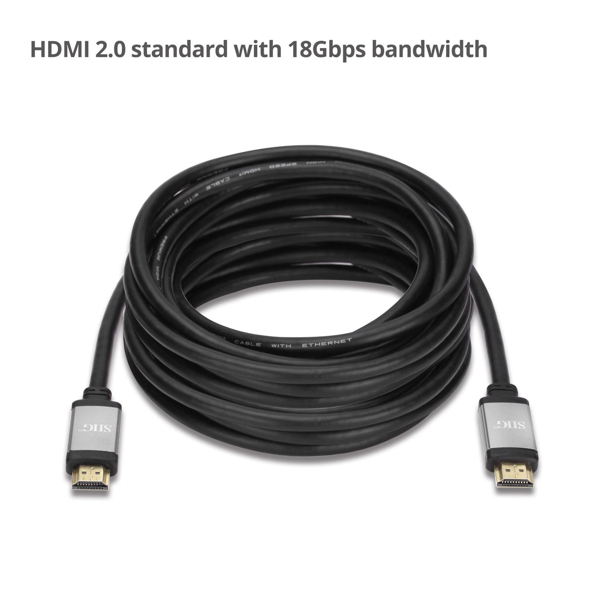 4K High Speed HDMI Cable - 16ft(5M) - 4K 60Hz - 18Gbps - 28AWG