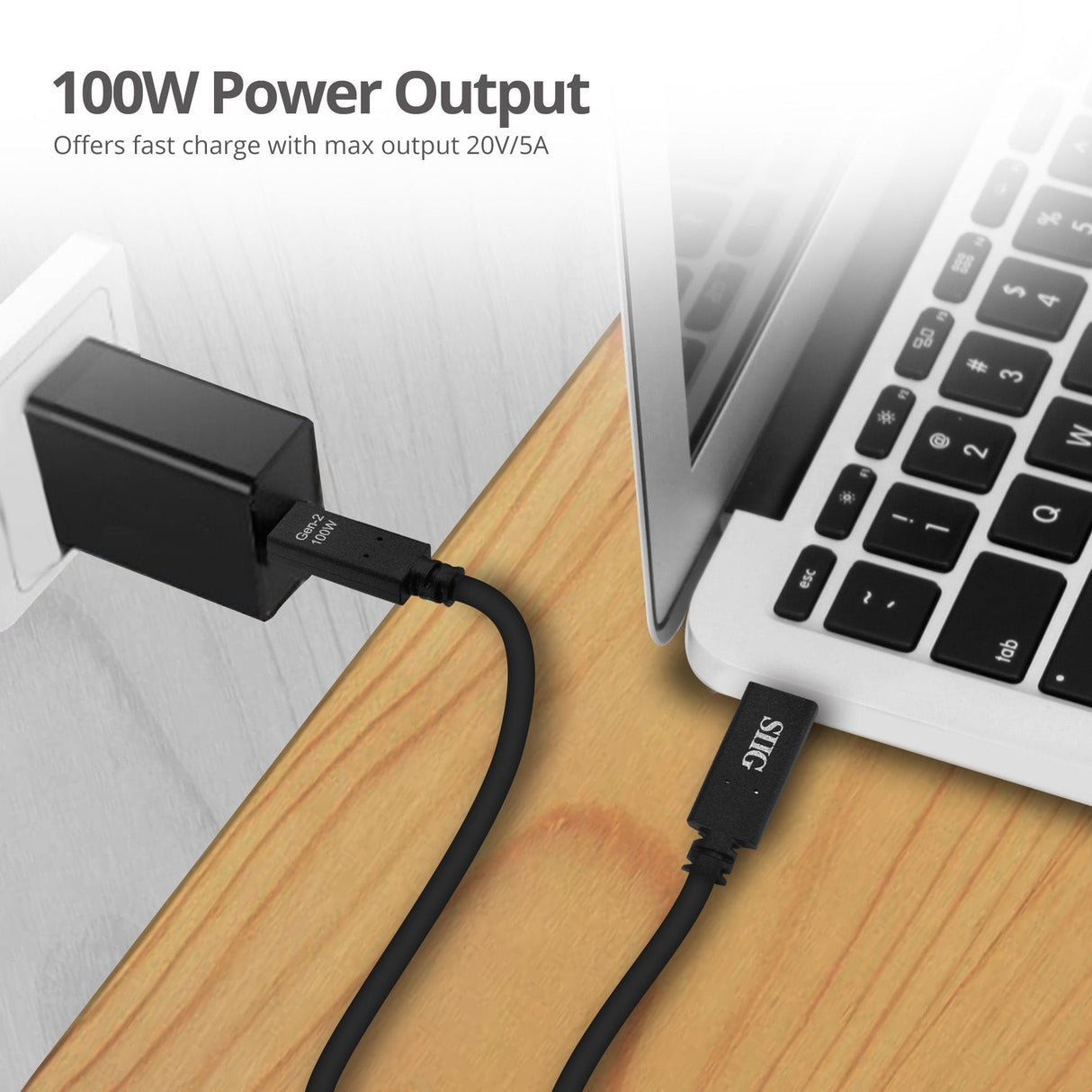 USB 3.1 Type-C Gen 2 Cable 100W - 1M