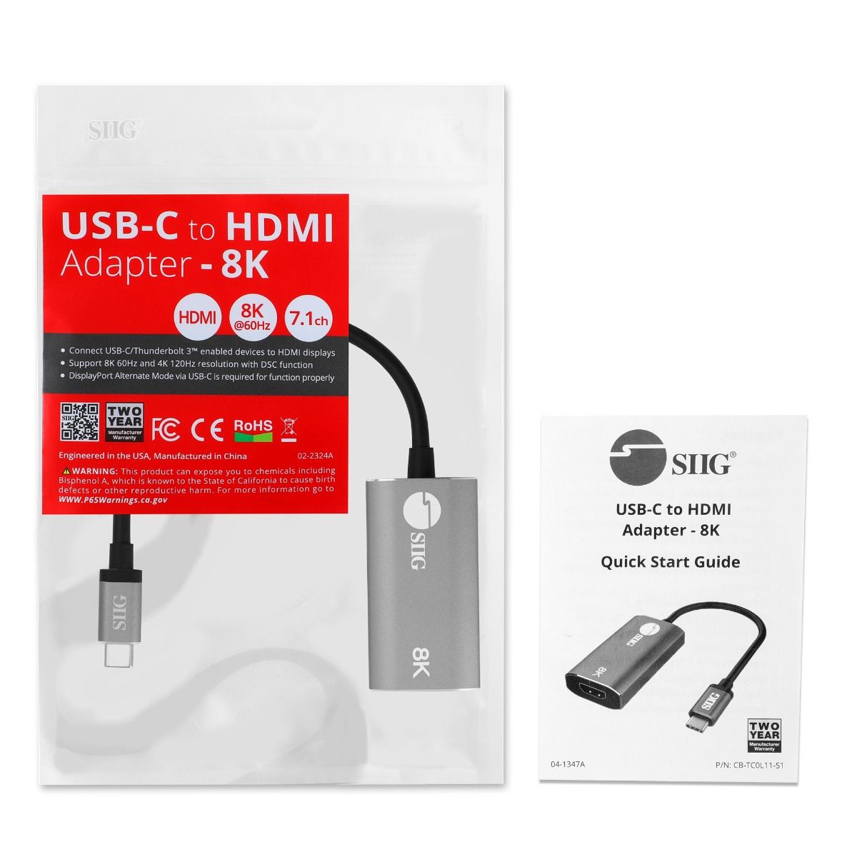 USB-C to HDMI Adapter - 8K