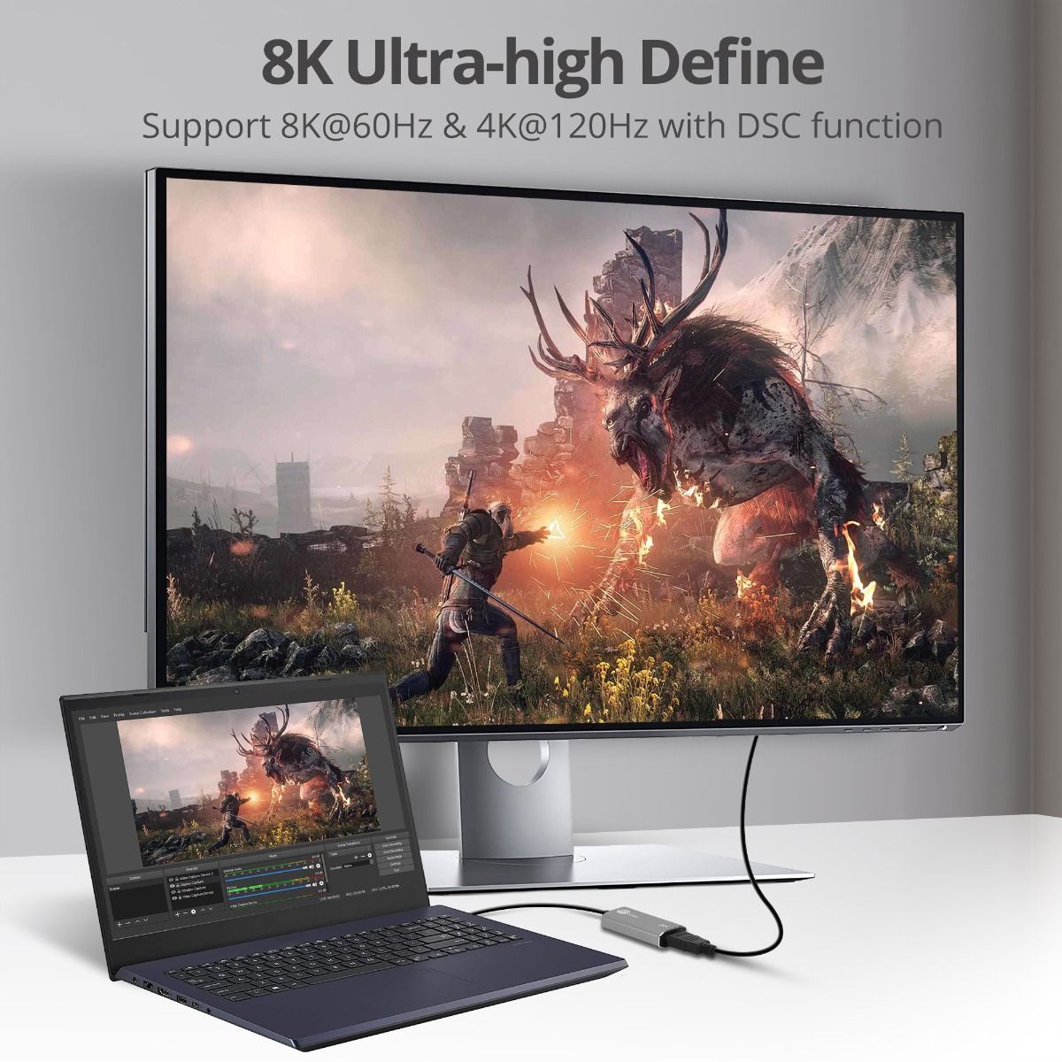 USB-C to HDMI Adapter - 8K