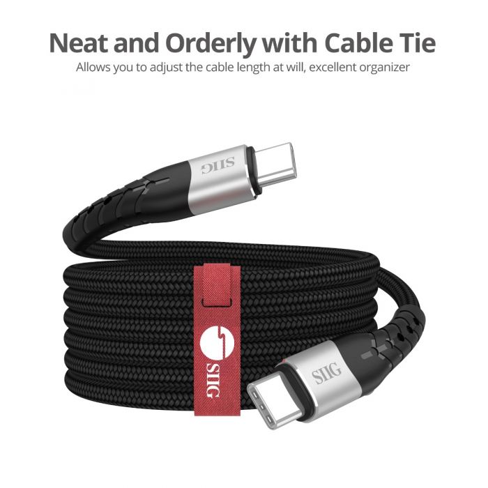 USB-C to USB-C 60W Charging and Sync Cable - 6ft