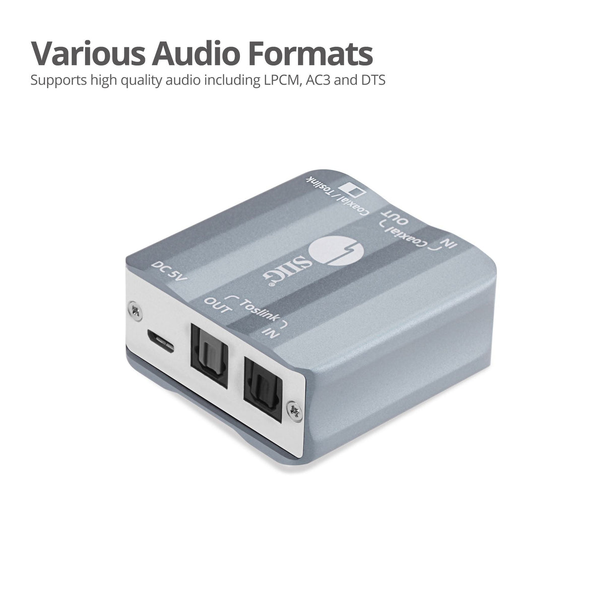 Toslink/Coaxial Bi-directional Audio Converter