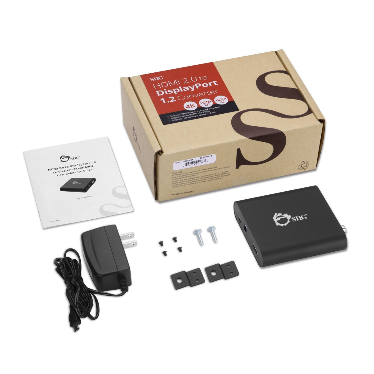 HDMI to DisplayPort 1.2 Converter - 4Kx2K 60Hz