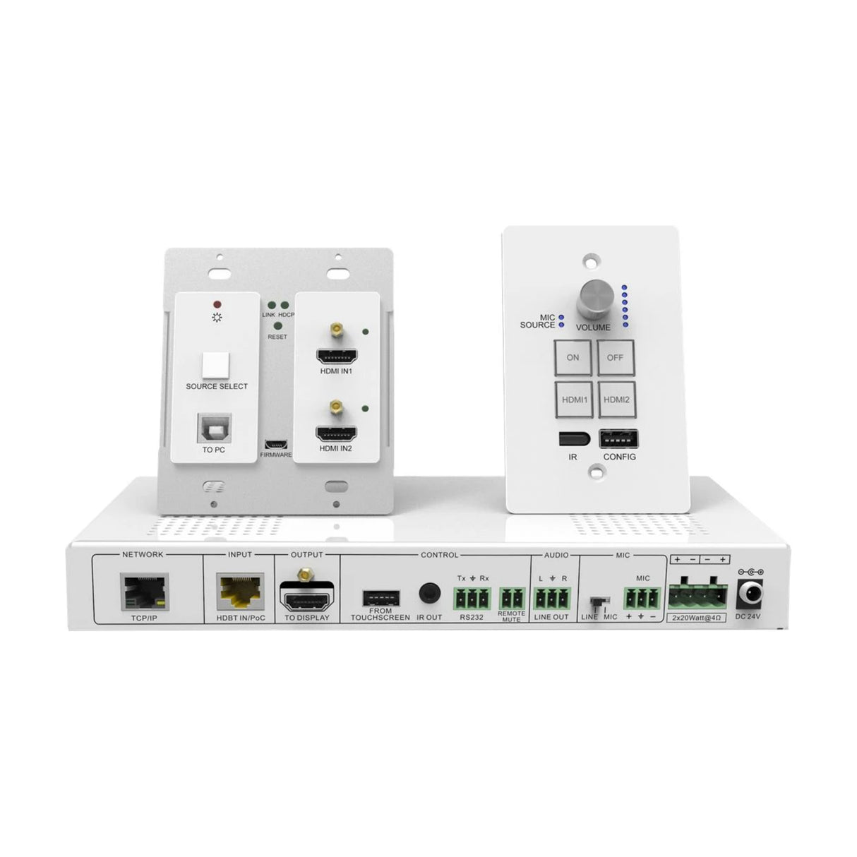 Wallplate 1080p HDMI HDBaseT Kit