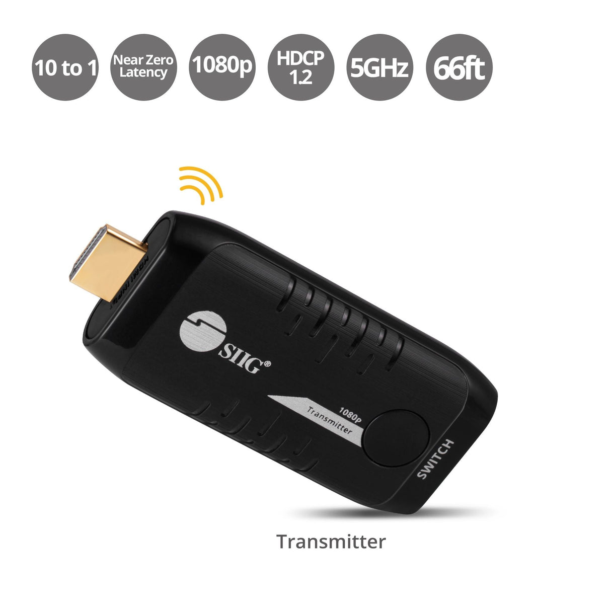 10x1 1080p Wireless HDMI Extender - Transmitter