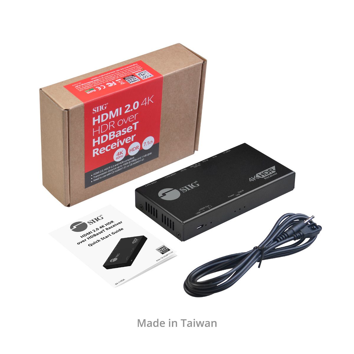 HDMI 4K HDR over HDBaseT Receiver