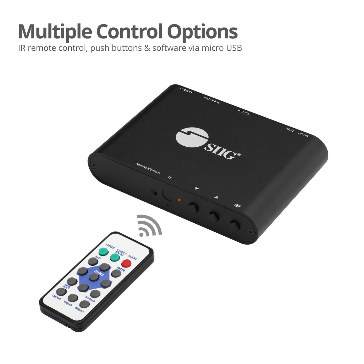 HDMI to VGA & Audio Scaler Converter