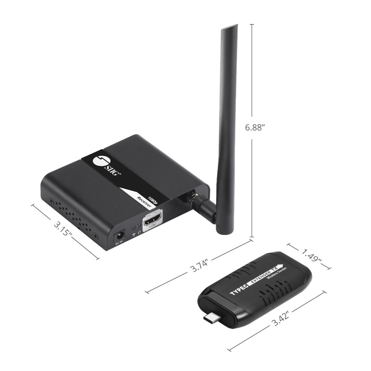 Type-C Wireless Extender Kit - 30M