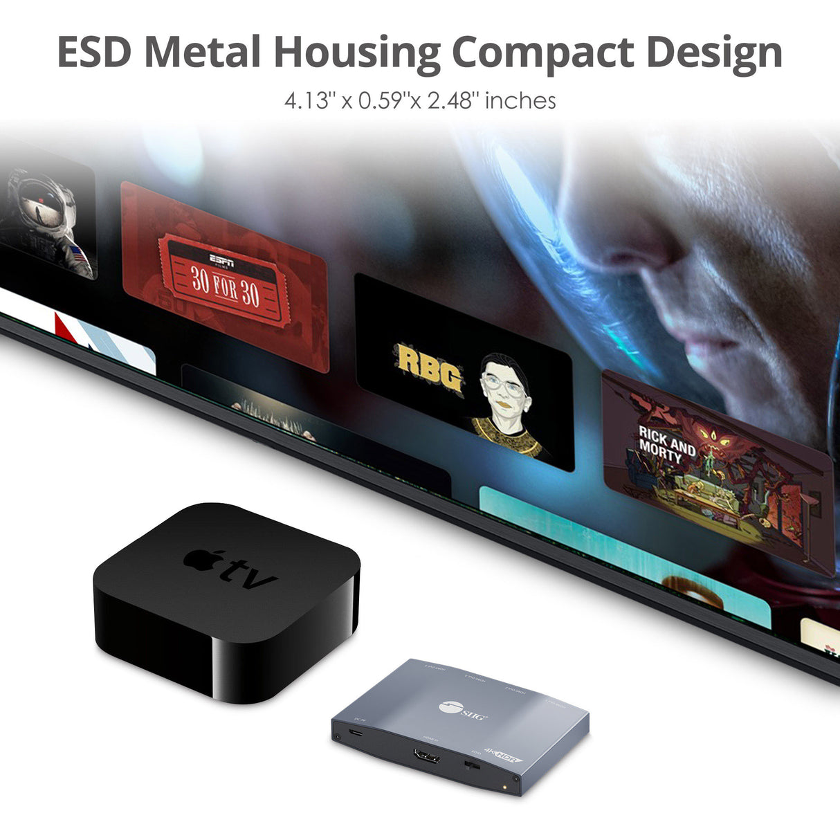 1x4 HDMI 4K HDR Splitter with EDID