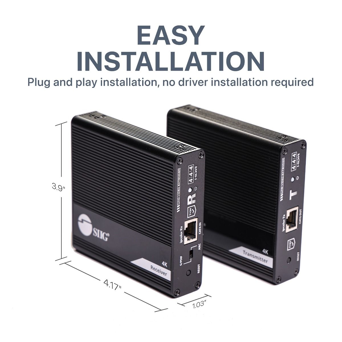 ipcolor 4K HDMI Extender with IR, HDR and ARC