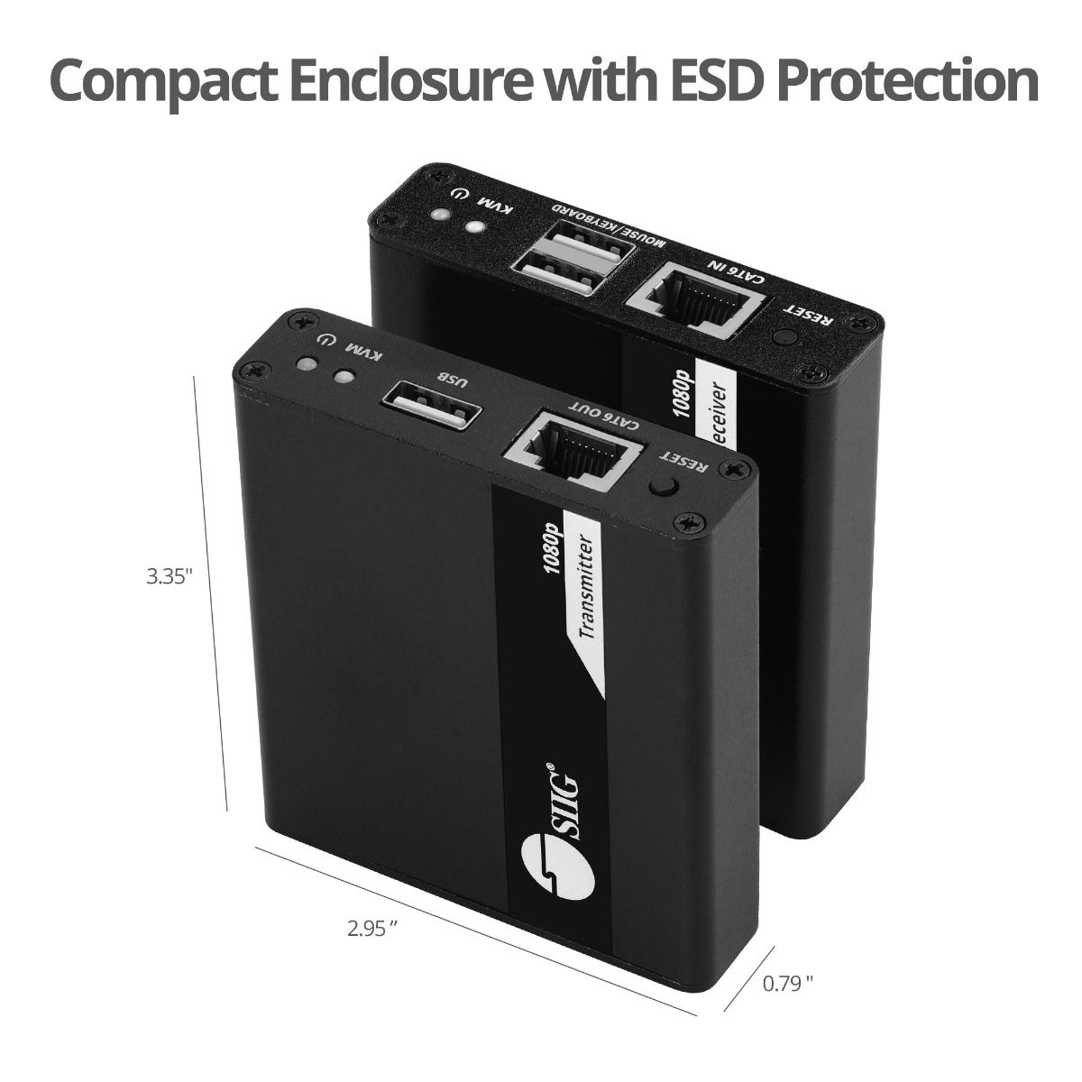 HDMI USB KVM Over Cat6 Extender - 70m