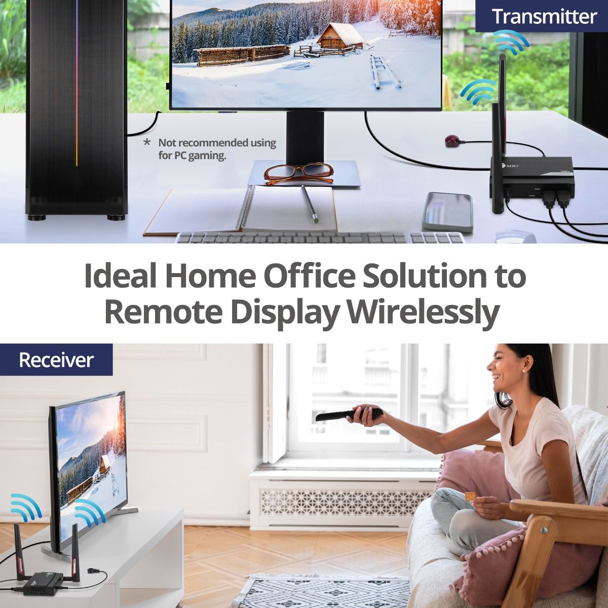 Full HD Wireless HDMI Extender - Receiver