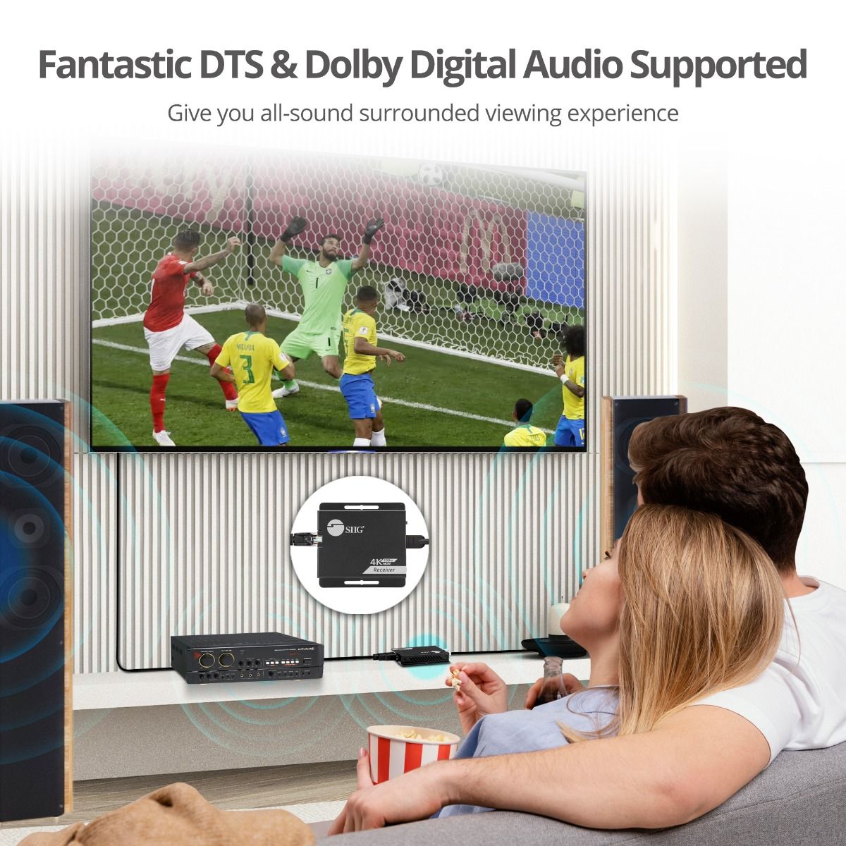 4K120Hz HDMI Extender with IR - up to 132ft (40M) - EDID - Nearly zero latency