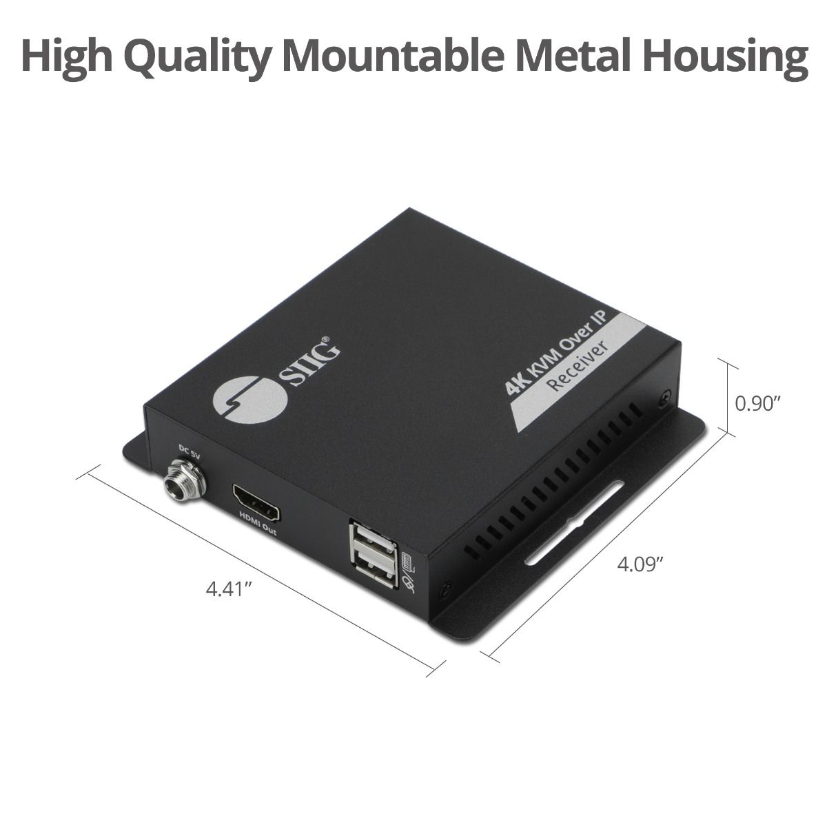 HDMI 4K30Hz KVM Over IP Extender - RX - One to Many - Downscaler - Low-latency