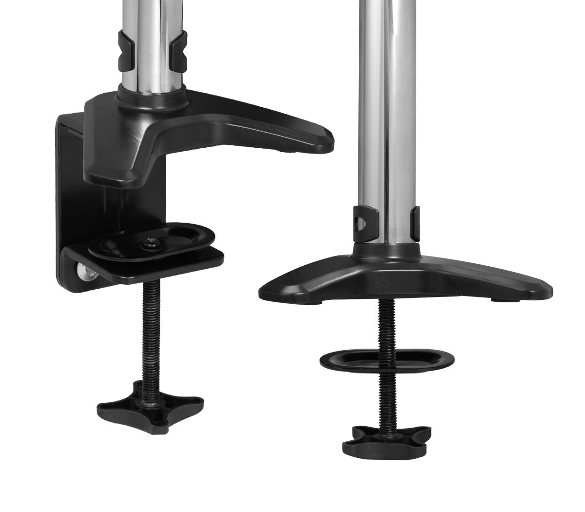 Full-Motion Easy Access Single Monitor Desk Mount - White
