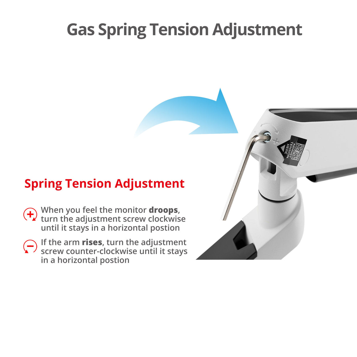 Premium Single-Monitor Arm Desk Mount with Gaming RGB Lighting - 17" to 34"