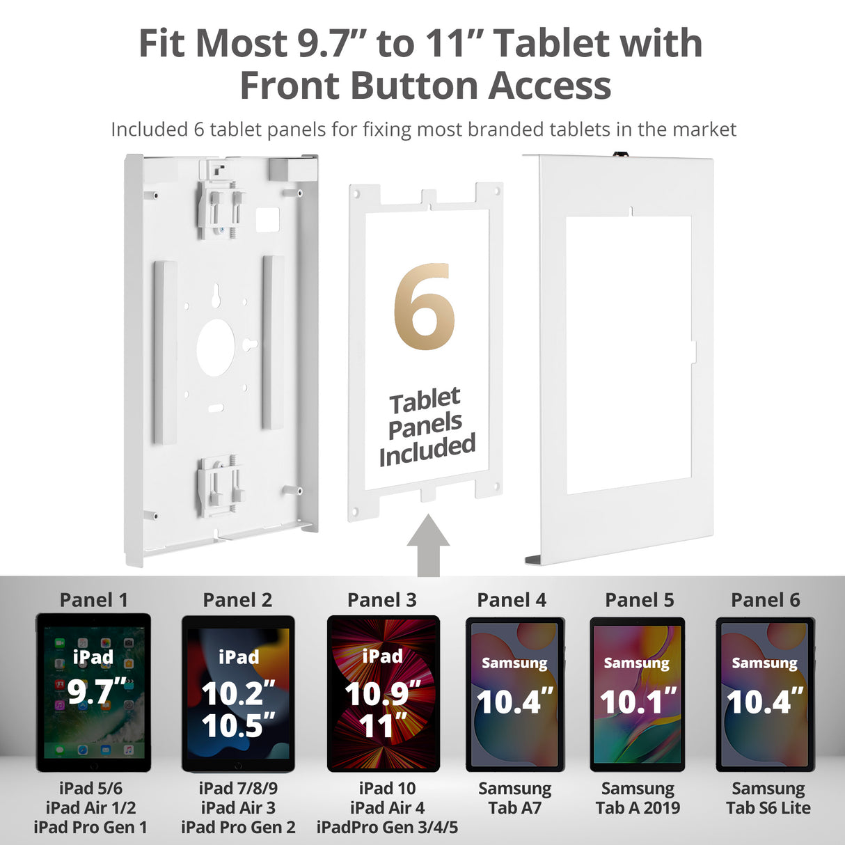 Security Lockable Countertop Kiosk Stand Holder for iPad