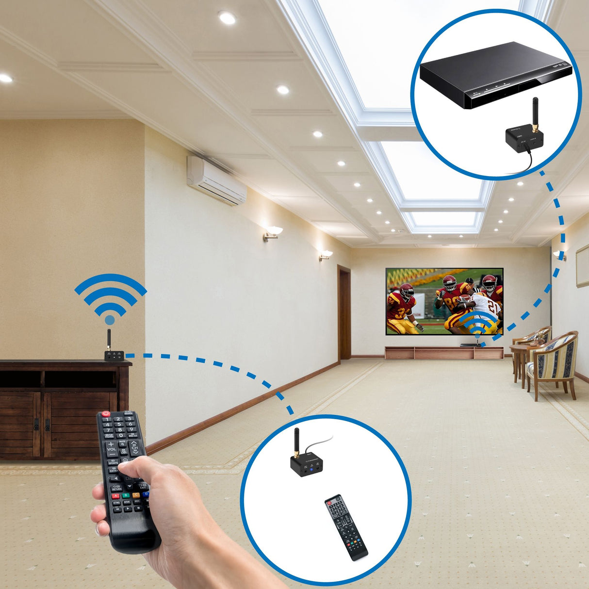 Wireless IR Signal Extender Kit