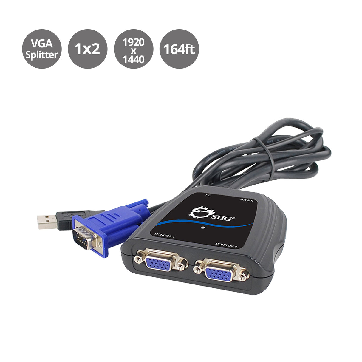 1x2 Compact VGA Splitter