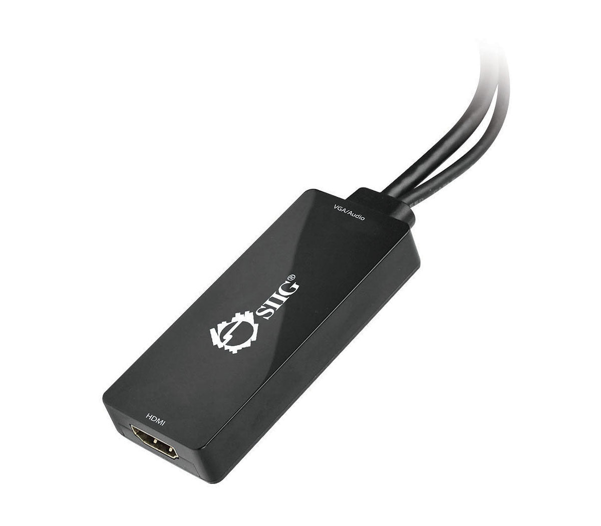 Portable VGA & USB Audio to HDMI Converter
