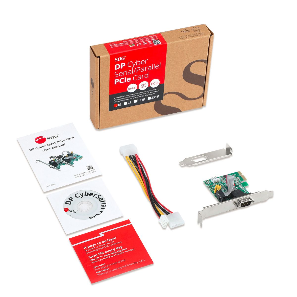 DP Cyber 1S PCIe Card