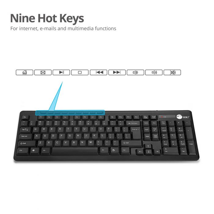 Wireless Extra-Duo Keyboard & Mouse