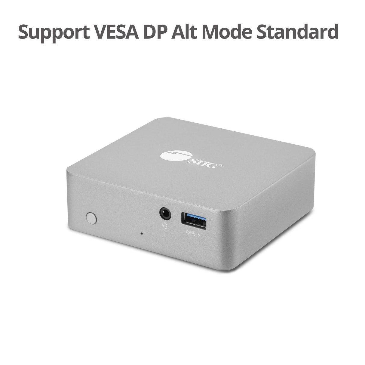 Aluminum USB-C Mini Docking Station with PD
