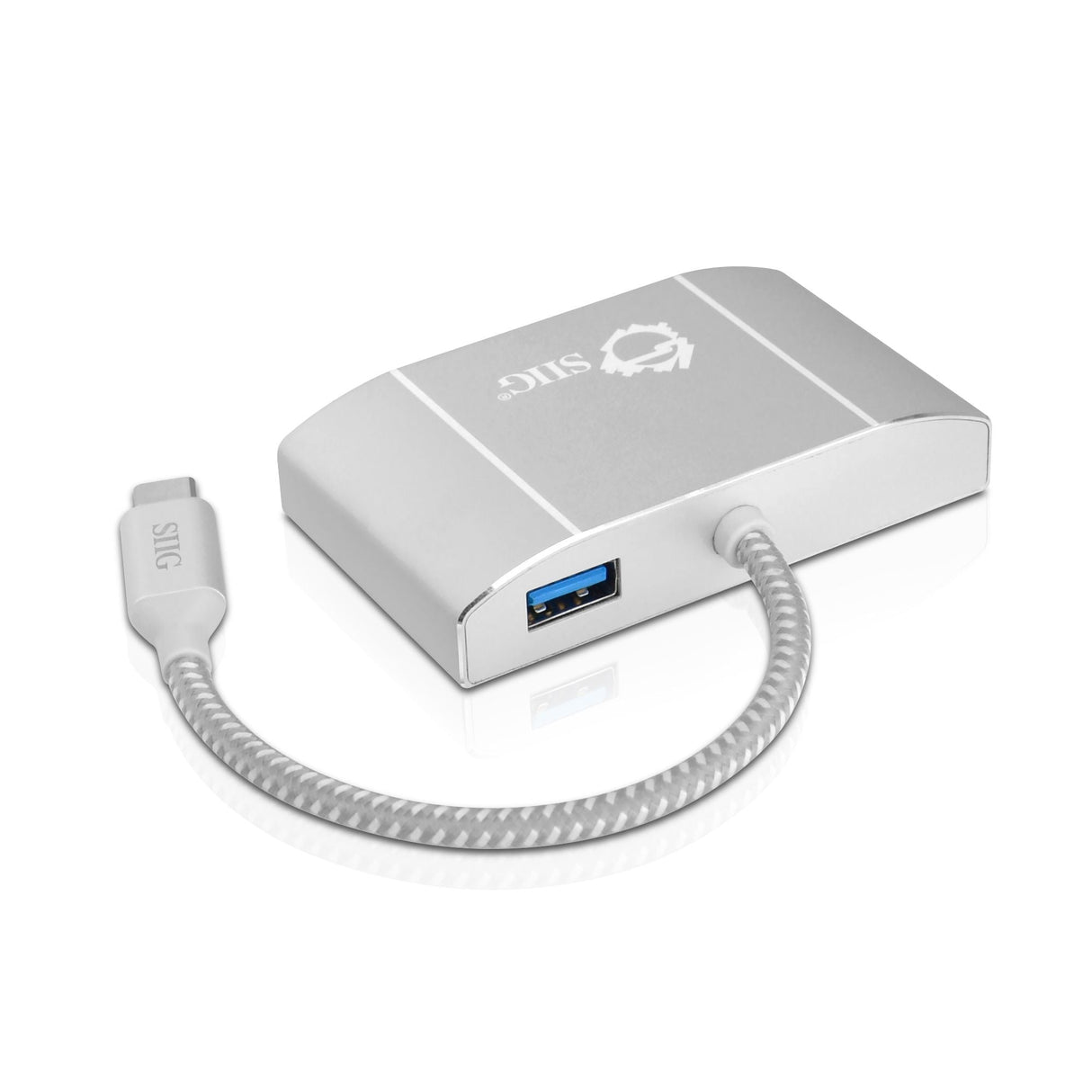 USB-C to 4-Port USB 3.0 Hub with PD Charging - 3A/1C
