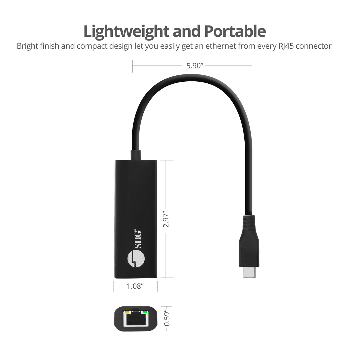 USB-C to 2.5G Ethernet Adapter