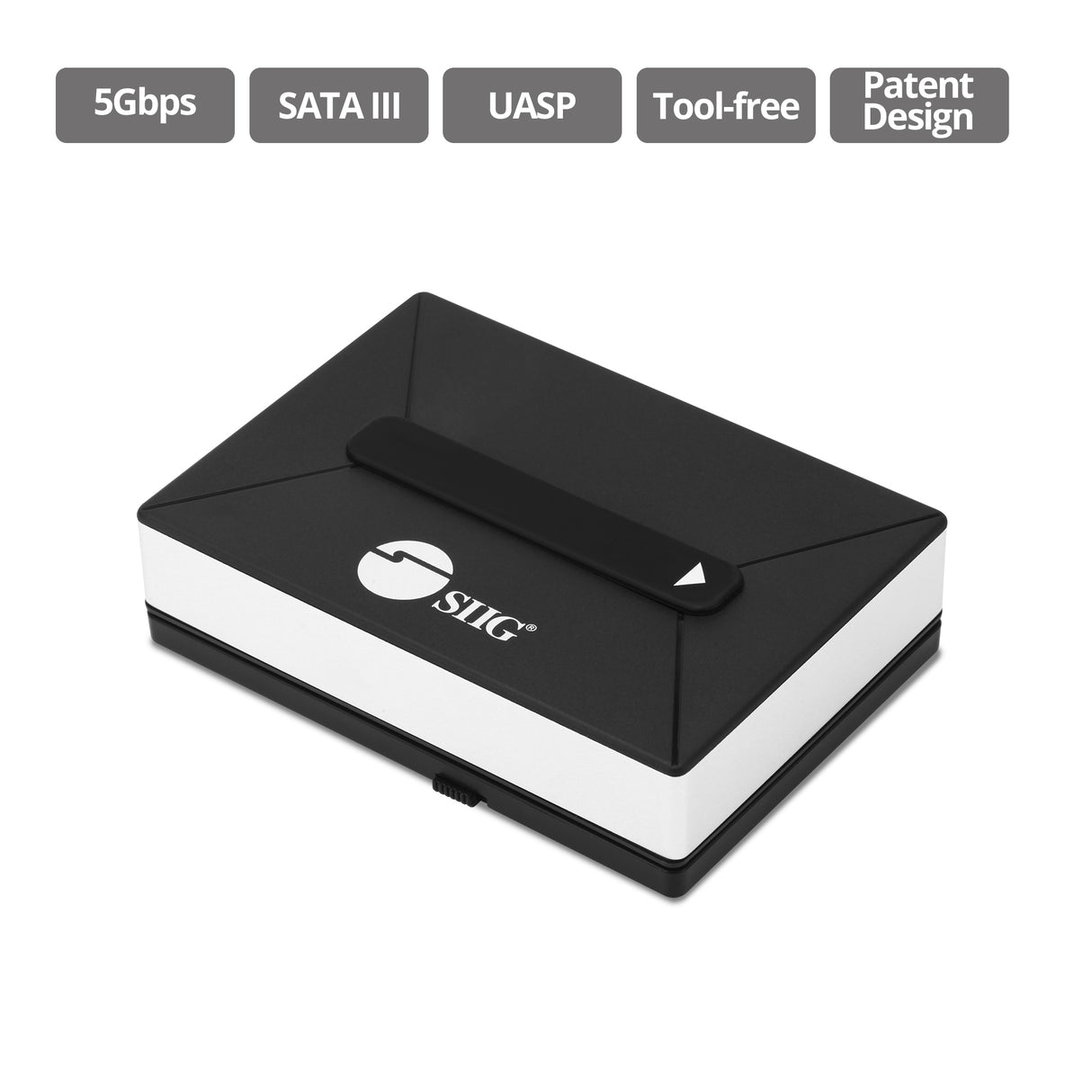 USB 3.0 to 2.5" SSD/HDD Storage Enclosure, SATA III, Up to 5Gbps