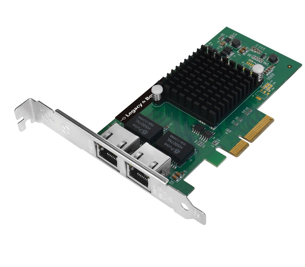 Dual-Port Gigabit Ethernet PCIe 4-Lane Card - I350-T2