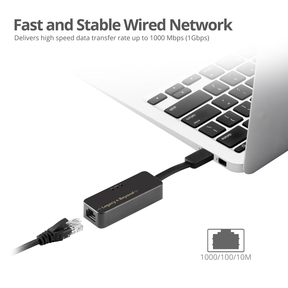 Portable USB 3.0 Gigabit Ethernet Adapter