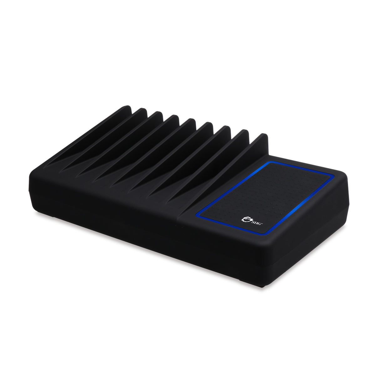 10-Port USB Charging Station with Ambient Light Deck - 90W