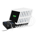 10-Port USB Charging Station with Ambient Light Deck - 90W