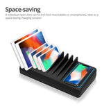 90W 10-Port USB-A/C & Wireless Charging Station with Ambient Light Deck - 9A1C