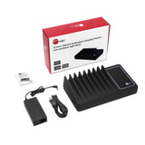 90W 10-Port USB-A/C & Wireless Charging Station with Ambient Light Deck - 9A1C