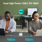 200W GaN PD Combo Charger - 3C1A - USB-C Charging Station - Portable USB Type-C Charger - USB-C Power Adapter - maximum 200W output totally - C1/C2 up to 100W - C3 up to 65W - USB-A up to 60W
