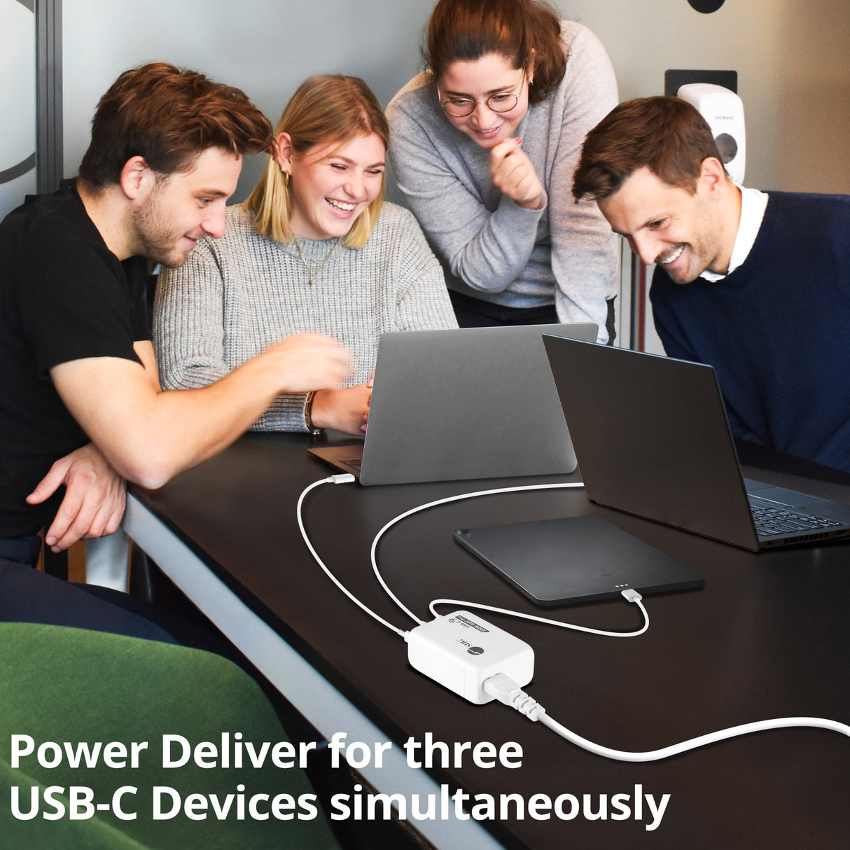 200W GaN PD Combo Charger - 3C1A - USB-C Charging Station - Portable USB Type-C Charger - USB-C Power Adapter - maximum 200W output totally - C1/C2 up to 100W - C3 up to 65W - USB-A up to 60W