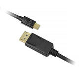 Mini DisplayPort to DisplayPort Cable - 2M