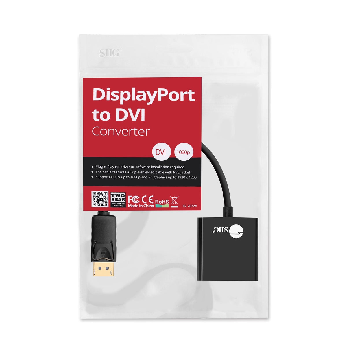 DisplayPort to DVI Converter