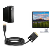 DisplayPort to DVI 6ft Cable