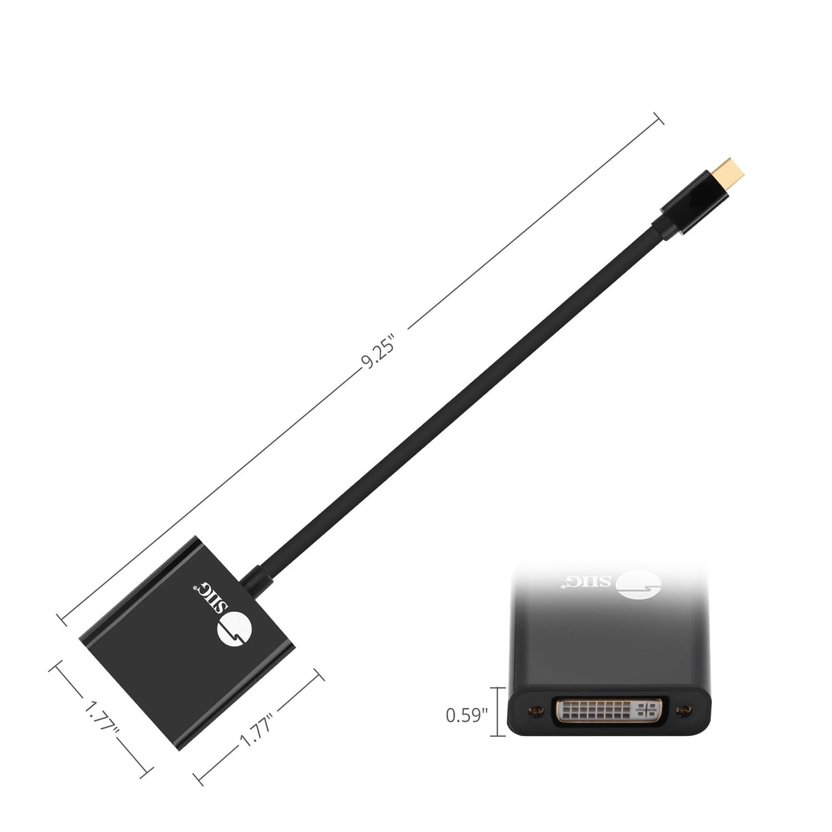 Mini DisplayPort to DVI Adapter - Active