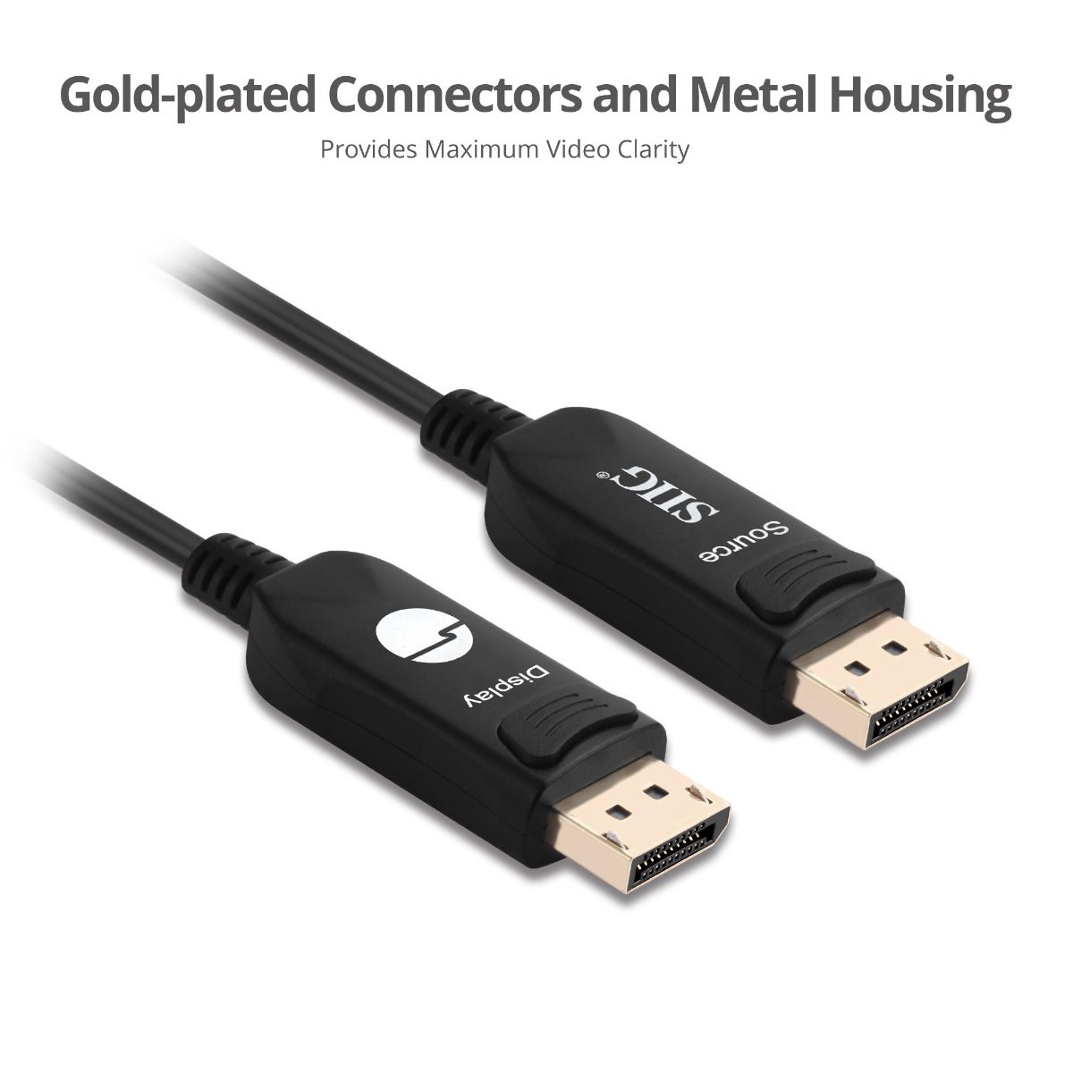 4K DP 1.2 AOC Cable - 60M