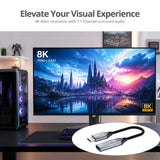 SIIG DisplayPort 1.4 to HDMI Adapter - 8K - DP to HDMI Display Converter, 4K144Hz/120Hz, 32.4Gbps, HDCP 2.2/1.4, HDR 10