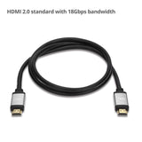 4K High Speed HDMI Cable - 4ft (1.2M) - 4K 60Hz - 18Gbps - 28AWG
