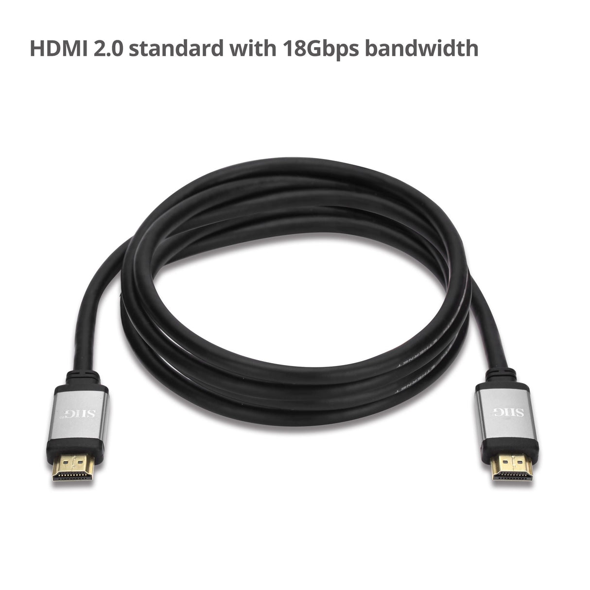 4K High Speed HDMI Cable - 8ft (2.4M) - 4K 60Hz - 18Gbps - 28AWG