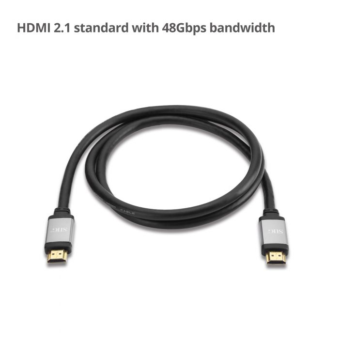 Ultra High Speed HDMI Cable - 4ft (1.2M) - 8K60Hz/4K120Hz - 48Gbps- eARC - Dynamic HDR -DSC - HDCP 2.3 - 8K HDMI Cable - Aluminum