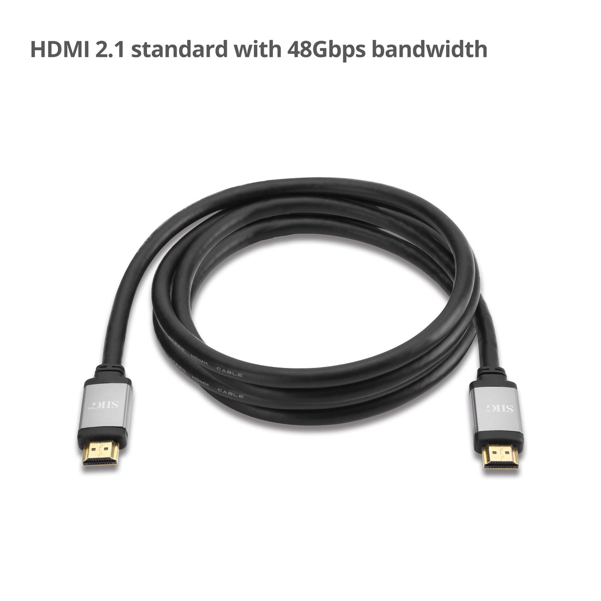Ultra High Speed HDMI Cable - 8ft (2.4M) - 8K60Hz/4K120Hz - 48Gbps- eARC - Dynamic HDR -DSC - HDCP 2.3 - 8K HDMI Cable - Aluminum